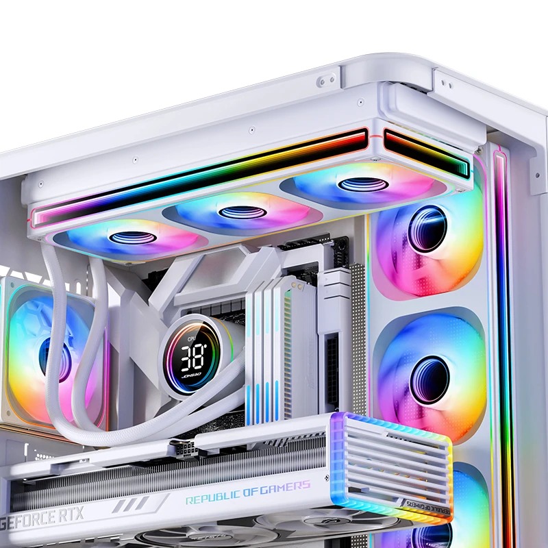 Jonsbo ZB với led ARGB ở cánh quạt làm nổi bật case PC