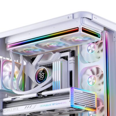 Quạt tản nhiệt Jonsbo ZA khi lắp lên case