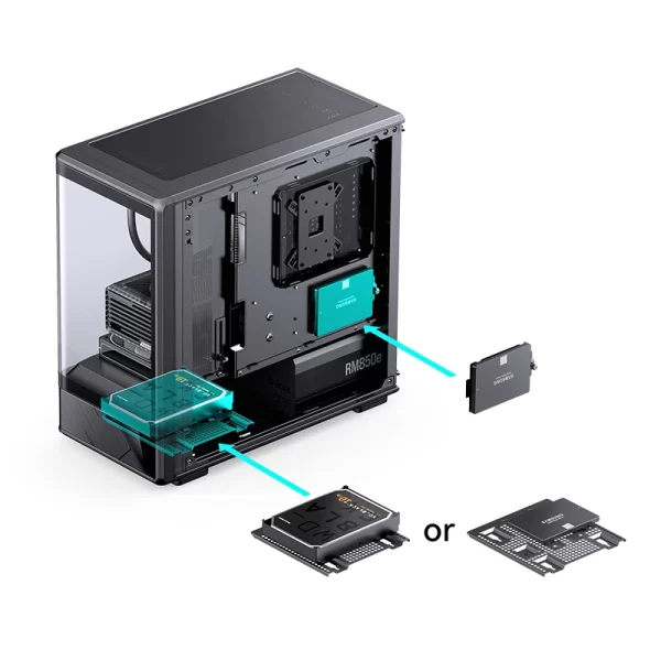 VỎ CASE PC JONSBO M-ATX D200 BLACK - Ảnh 27