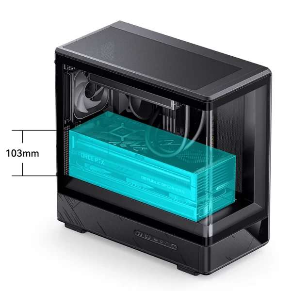 VỎ CASE PC JONSBO M-ATX D200 BLACK - Ảnh 19