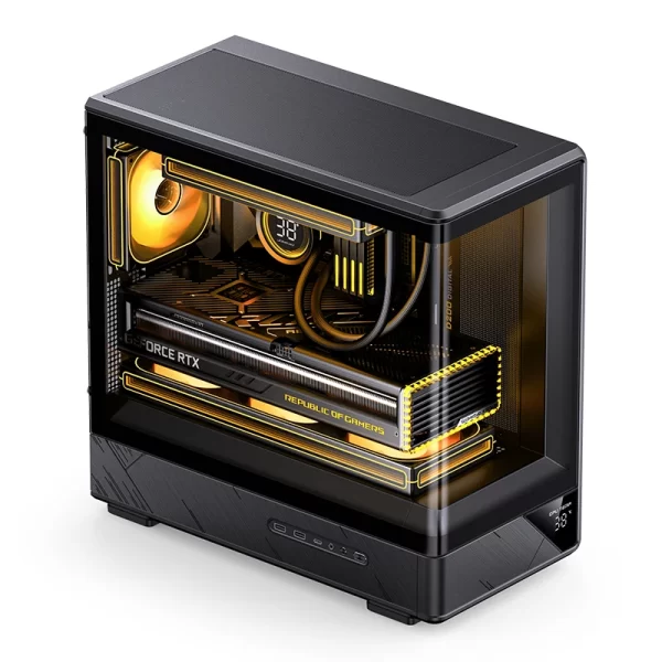 VỎ CASE PC JONSBO M-ATX D200 BLACK - Ảnh 3