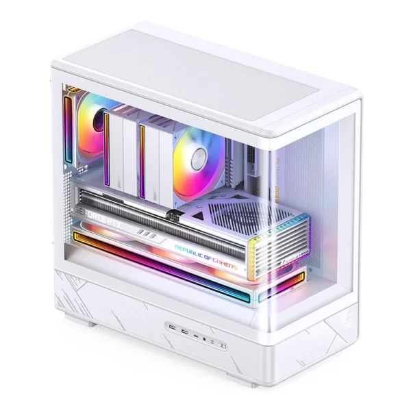 VỎ CASE PC JONSBO M-ATX D200 WHITE - Ảnh 7