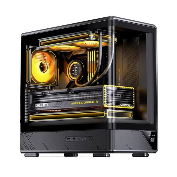 VỎ CASE PC JONSBO M-ATX D200 BLACK - Ảnh 5