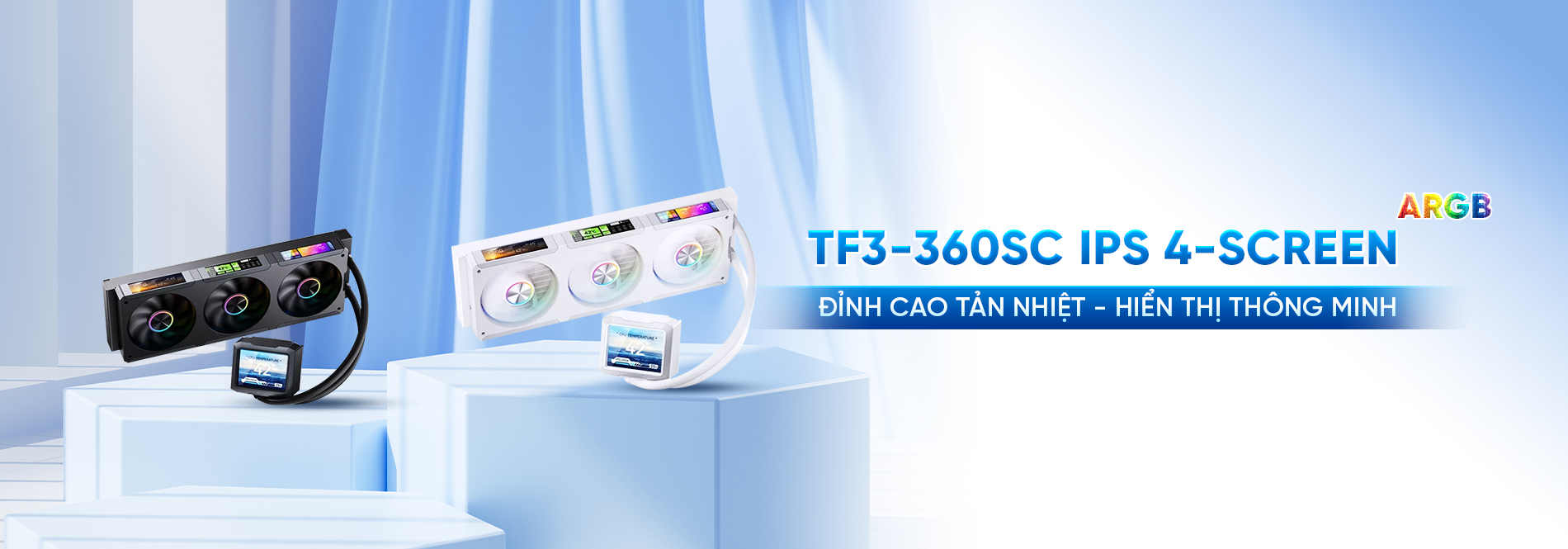 Dòng TF3-360SC - Phiên bản tản AIO 360 của Jonsbo