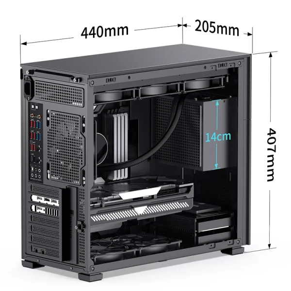 VỎ CASE JONSBO D41 STD BLACK - Ảnh 37