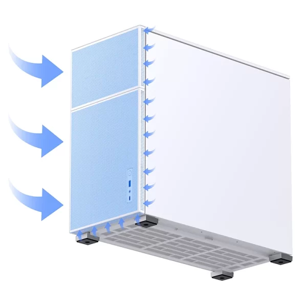 VỎ CASE PC JONSBO D41 MESH WHITE - Ảnh 39