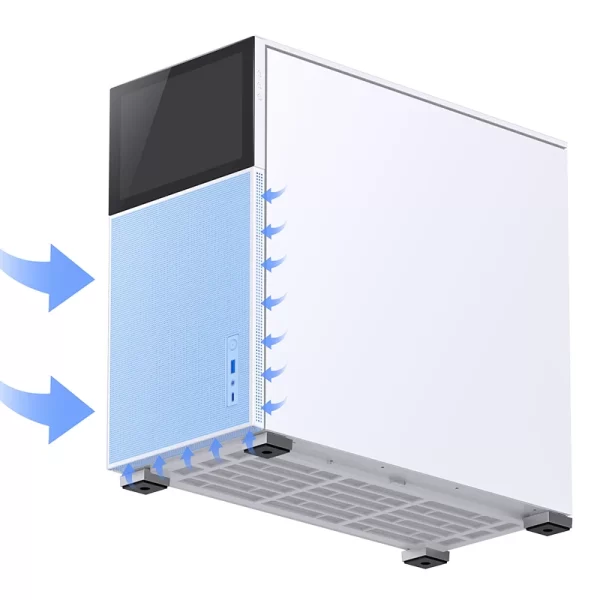 VỎ CASE PC JONSBO D41 MESH SCREEN WHITE - Ảnh 15