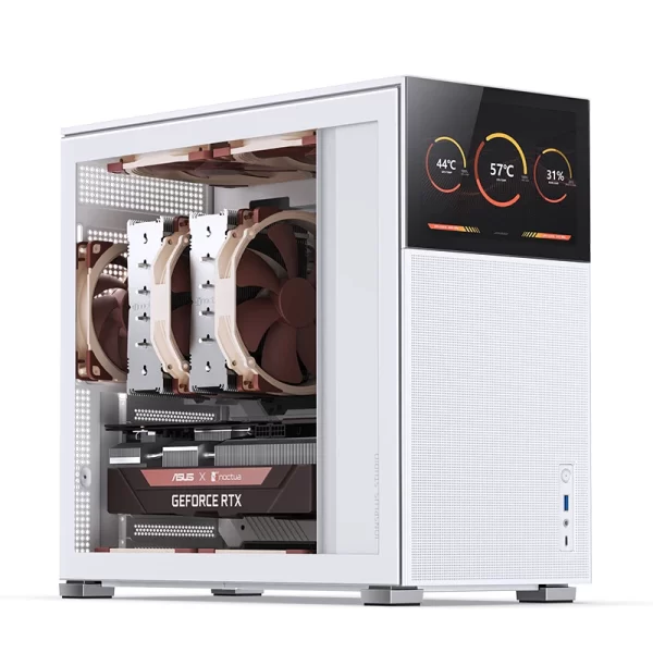 VỎ CASE PC JONSBO D41 MESH SCREEN WHITE - Ảnh 11