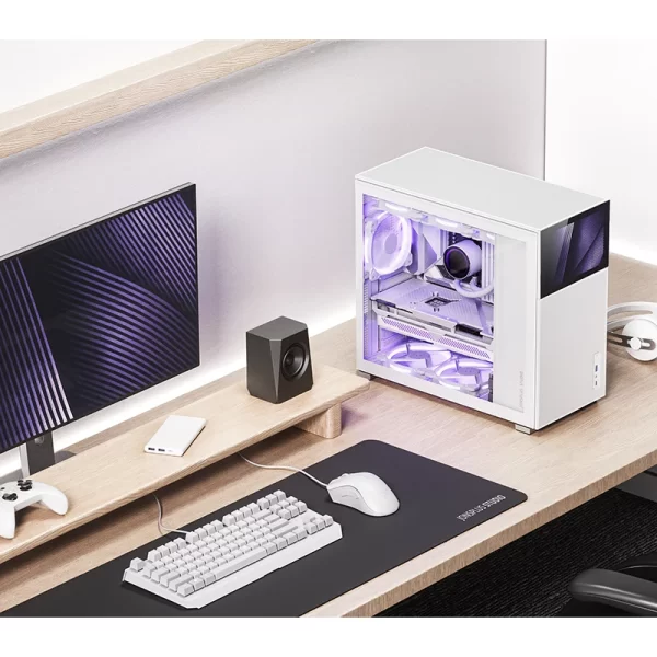 VỎ CASE PC JONSBO D41 MESH SCREEN WHITE - Ảnh 5