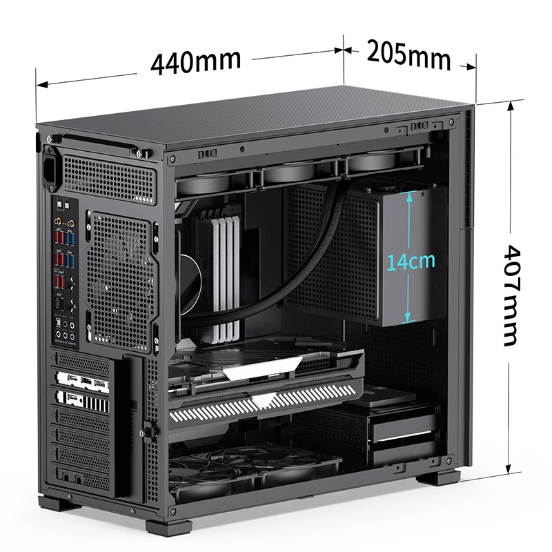 VỎ CASE PC D41 STD SCREEN BLACK - Ảnh 30