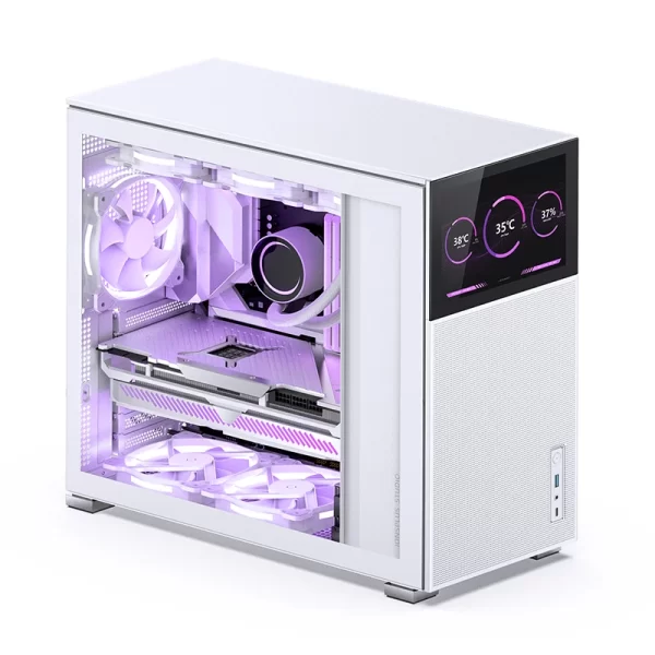 VỎ CASE PC JONSBO D41 MESH SCREEN WHITE - Ảnh 33