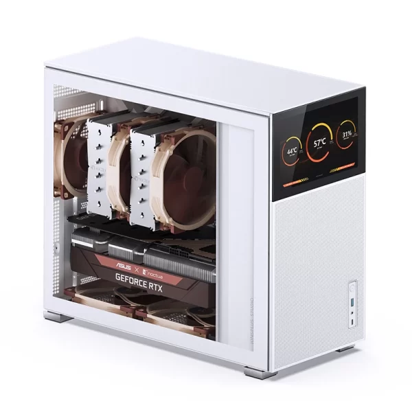 VỎ CASE PC JONSBO D41 MESH SCREEN WHITE - Ảnh 39