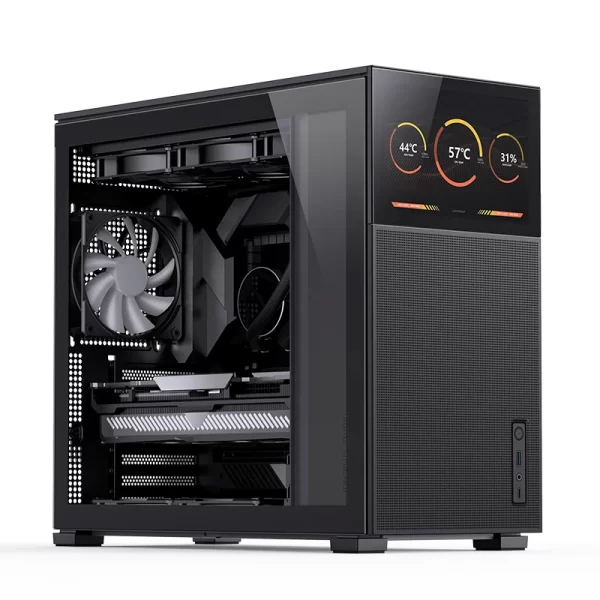 VỎ CASE PC JONSBO D41 MESH SCREEN BLACK - Ảnh 13