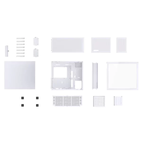 VỎ CASE PC JONSBO D41 MESH WHITE - Ảnh 9