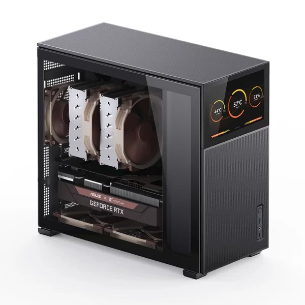 VỎ CASE PC JONSBO D41 MESH SCREEN BLACK - Ảnh 7