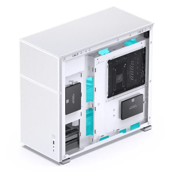 VỎ CASE PC JONSBO D41 MESH WHITE - Ảnh 3