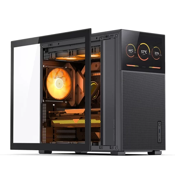 VỎ CASE PC JONSBO D41 MESH SCREEN BLACK - Ảnh 3