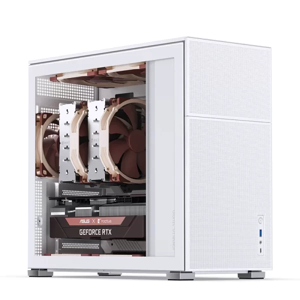 VỎ CASE PC JONSBO D41 MESH WHITE - Ảnh 2