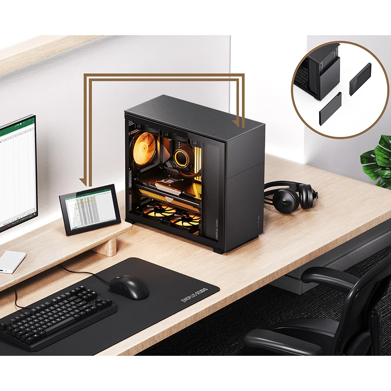 VỎ CASE PC D41 STD SCREEN BLACK - Ảnh 2