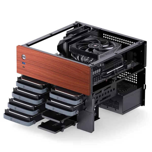 VỎ CASE PC JONSBO N4 NAS BLACK - Ảnh 25