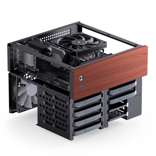 VỎ CASE PC JONSBO N4 NAS BLACK - Ảnh 28
