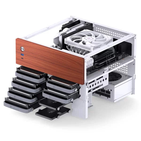 VỎ CASE PC JONSBO N4 NAS WHITE - Ảnh 16