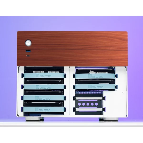 VỎ CASE PC JONSBO N4 NAS WHITE - Ảnh 17