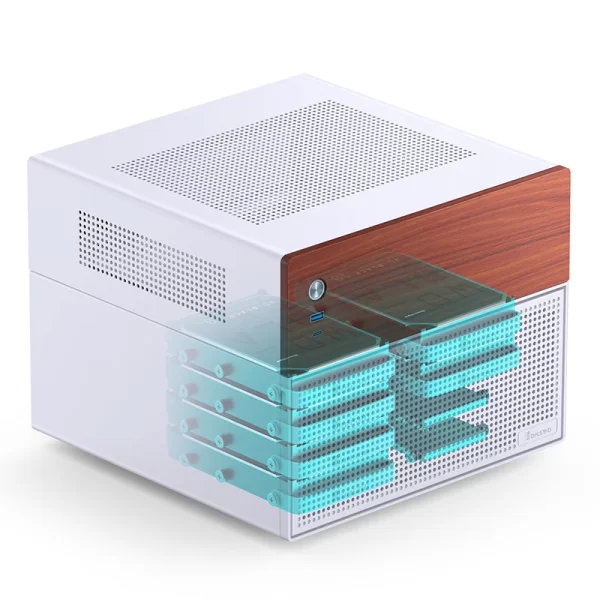VỎ CASE PC JONSBO N4 NAS WHITE - Ảnh 19