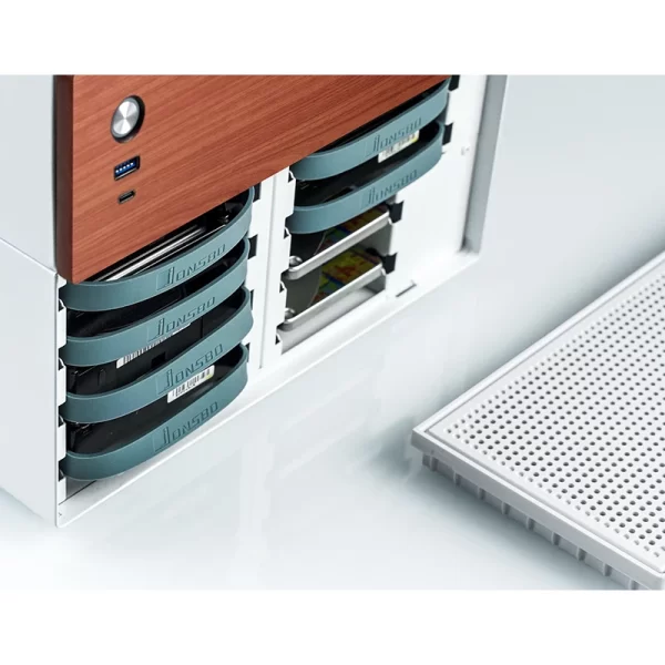 VỎ CASE PC JONSBO N4 NAS WHITE - Ảnh 7