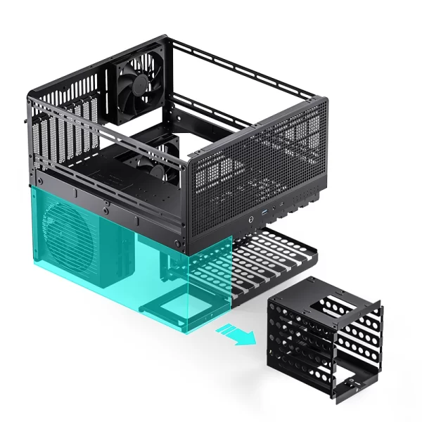VỎ CASE PC JONSBO N5 BLACK - Ảnh 36