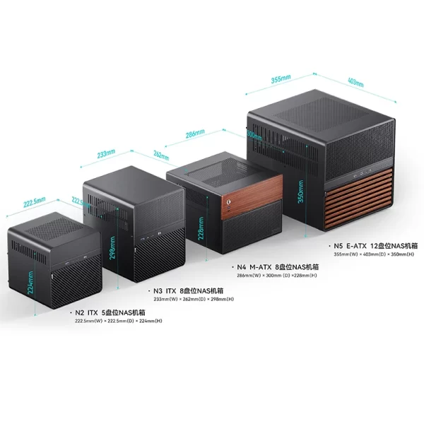 VỎ CASE PC JONSBO N5 BLACK - Ảnh 22