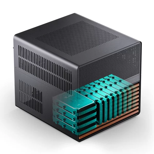 VỎ CASE PC JONSBO N5 BLACK - Ảnh 6