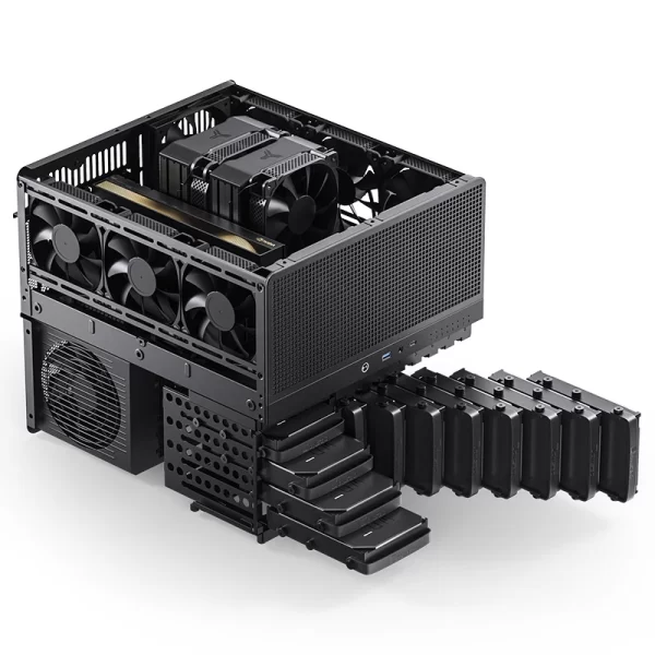 VỎ CASE PC JONSBO N5 BLACK - Ảnh 9