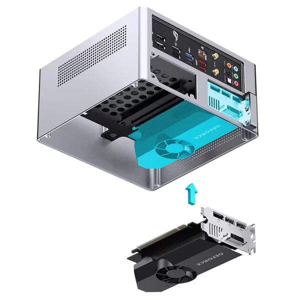 VỎ CASE PC MINI-ITX JONSBO NV10 SILVER - Ảnh 20