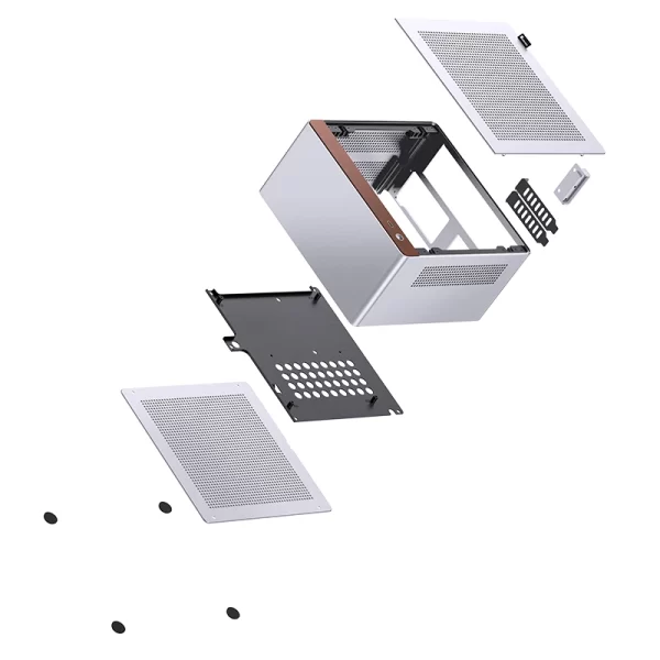 VỎ CASE PC MINI-ITX JONSBO NV10 SILVER - Ảnh 7