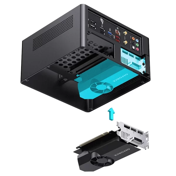 VỎ CASE PC MINI-ITX JONSBO NV10 BLACK - Ảnh 13