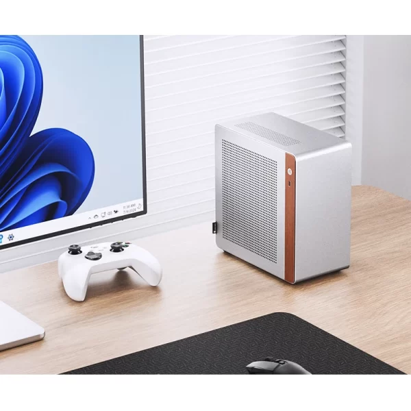 VỎ CASE PC MINI-ITX JONSBO NV10 SILVER - Ảnh 3