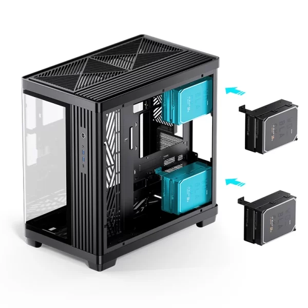VỎ CASE PC JONSBO TK-4 BLACK - Ảnh 8