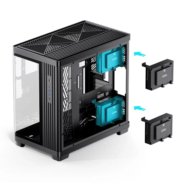 VỎ CASE PC JONSBO TK-4 BLACK - Ảnh 14