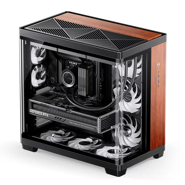 VỎ CASE PC JONSBO TK-4 BLACK WOOD - Ảnh 19