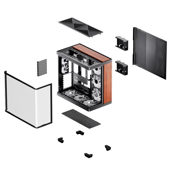 VỎ CASE PC JONSBO TK-4 BLACK WOOD - Ảnh 20
