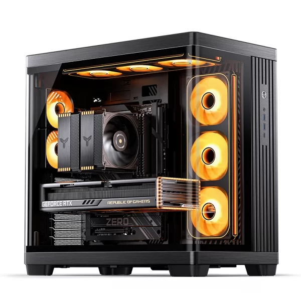 VỎ CASE PC JONSBO TK-4 BLACK - Ảnh 4