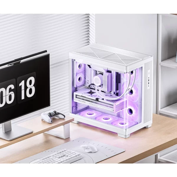 VỎ CASE PC JONSBO TK-4 WHITE - Ảnh 5