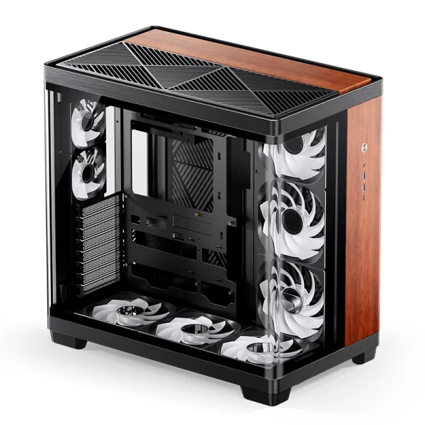 VỎ CASE PC JONSBO TK-4 BLACK WOOD - Ảnh 14
