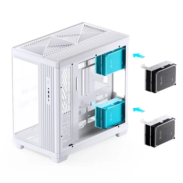 VỎ CASE PC JONSBO TK-4 WHITE - Ảnh 11