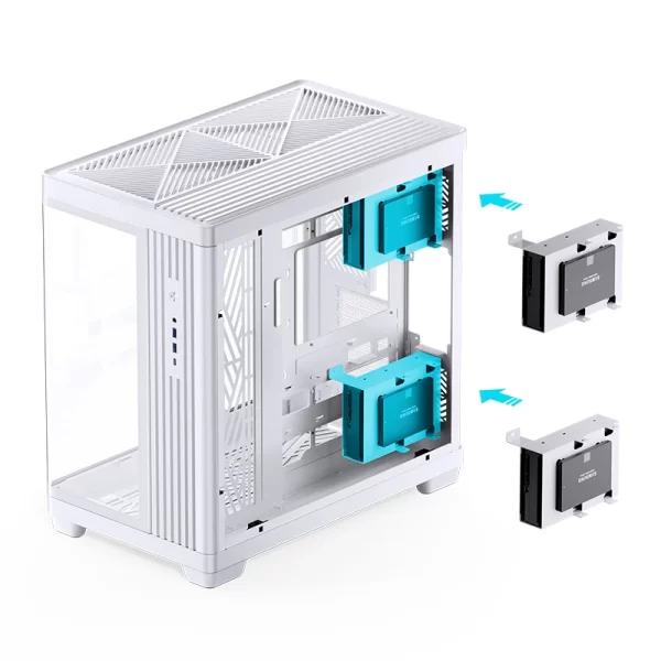 VỎ CASE PC JONSBO TK-4 WHITE - Ảnh 10