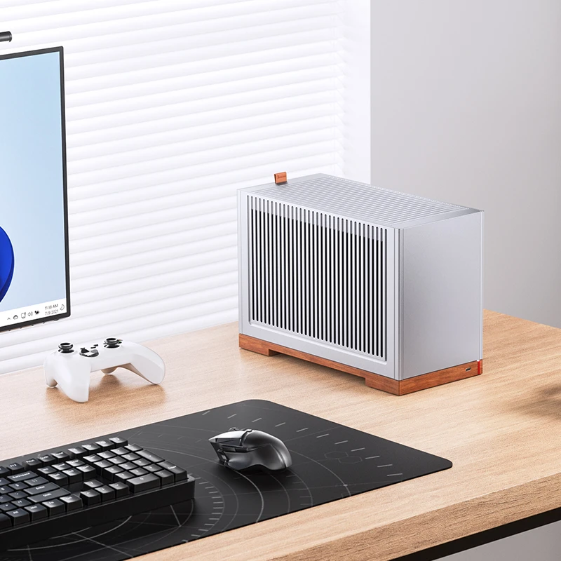 VỎ CASE PC ITX JONSBO T9 SILVER - Ảnh 5