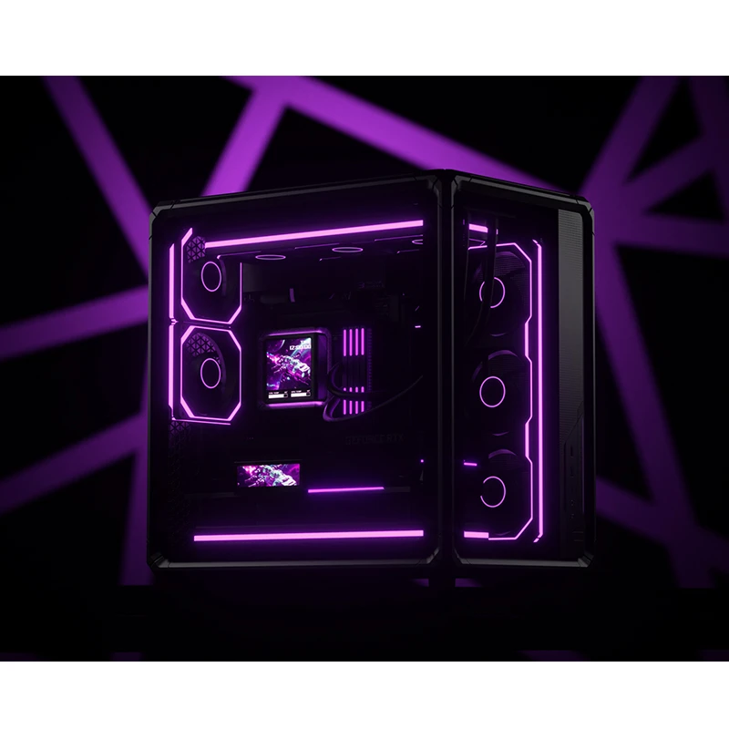 VỎ CASE PC JONSBO ATX X400 GREY - Ảnh 5