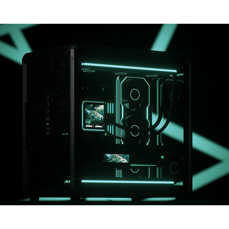 VỎ CASE PC JONSBO ATX X400 GREY - Ảnh 4