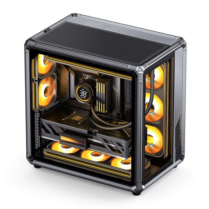 VỎ CASE PC JONSBO ATX X400 GREY - Ảnh 11